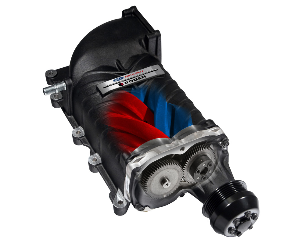 Ford Racing 2015 Mustang GT Supercharger Compressor Cutaway View