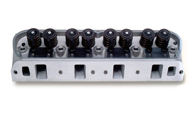 EDELBROCK VICTOR JR 20 (60CC) CYLINDER HEADS FOR S/B FORD W/ MECHANICAL FLAT TAPPET OR HYDRAULIC ROLLER CAMSHAFT APPS (BARE, SINGLE)  -- 77169