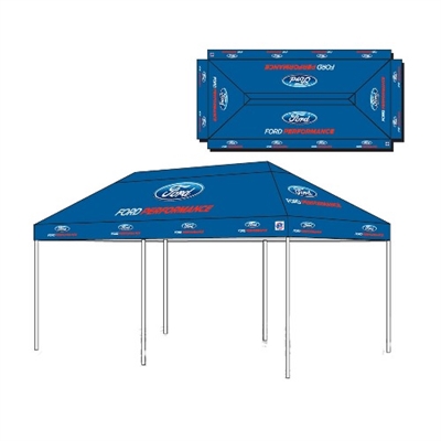 FORD PERFORMANCE 10' X 20' E-Z UP TENT -- M-1827-T20A
