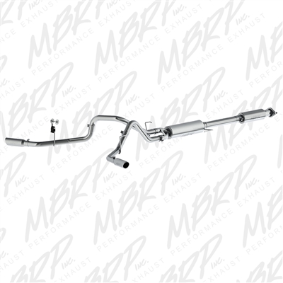 MBRP 2015 Ford F150 2.5" Cat Back, Dual Side Exit, Aluminized  -- S5257AL